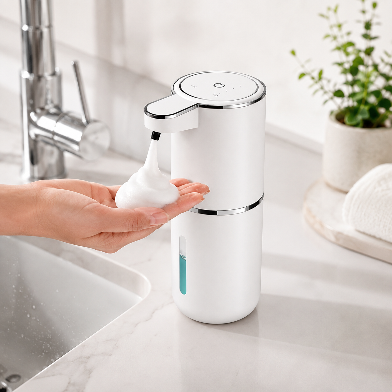 Nuvora Halo | Automatic Foaming Soap Dispenser