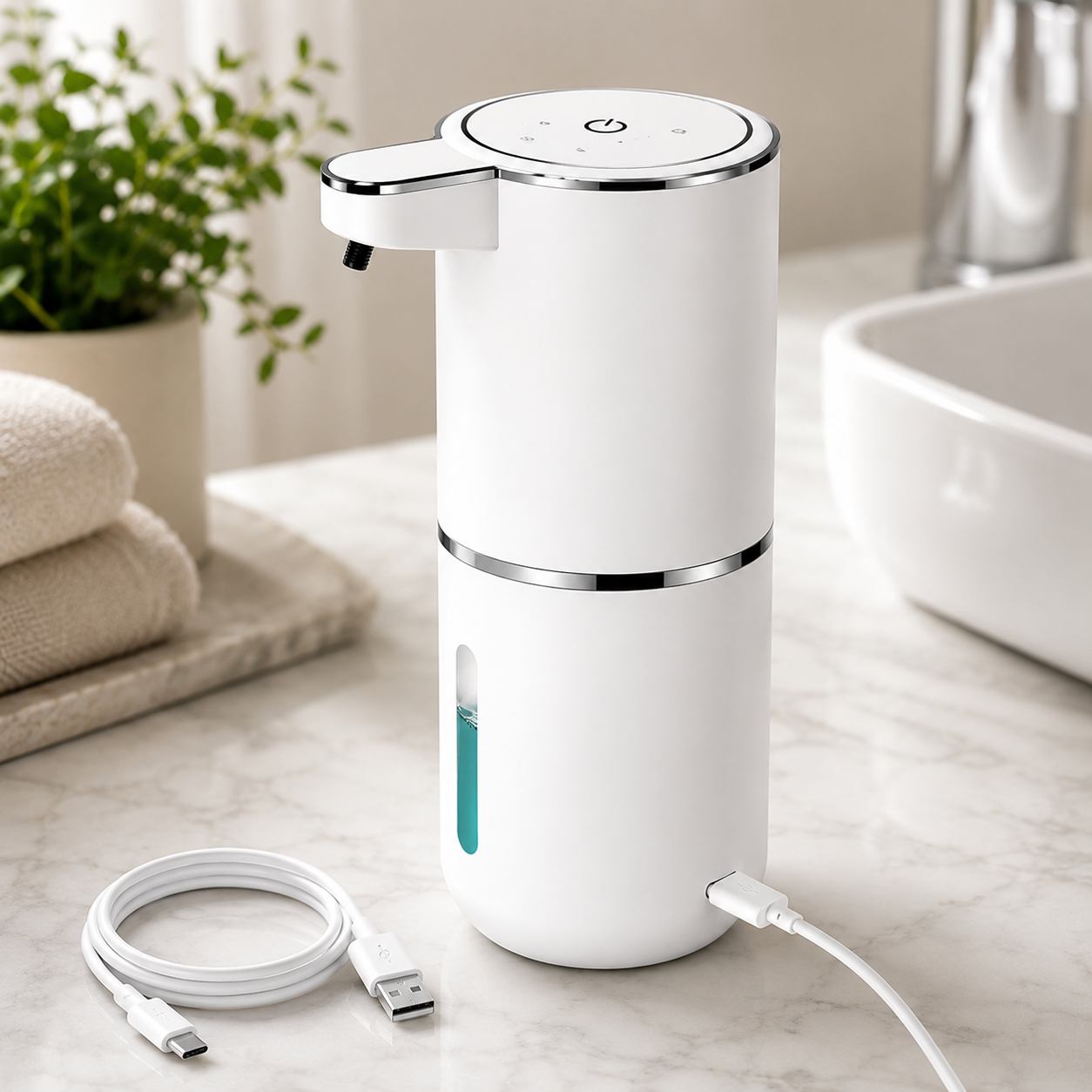 Nuvora Halo | Automatic Foaming Soap Dispenser